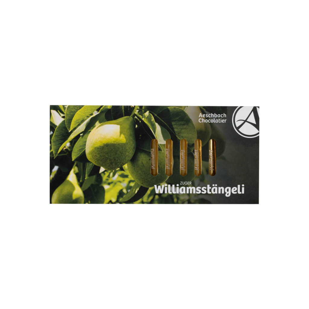 Schiebeschachtel mit Williamsstängeli (13 Stk.)