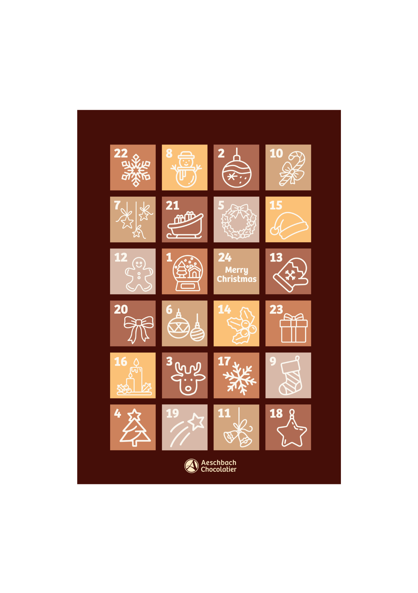 Adventskalender Pralinés