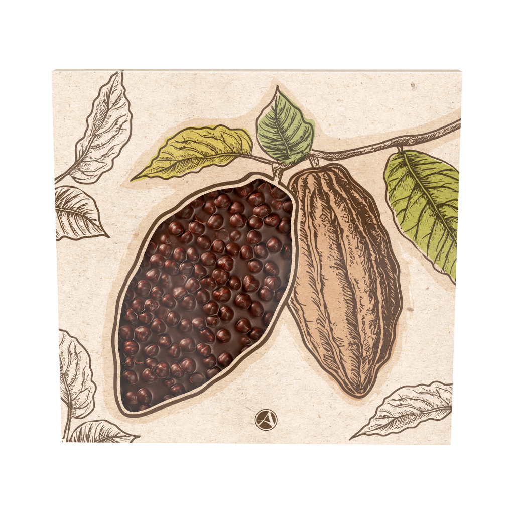 Gourmet-Tafel dunkel mit Haselnüssen