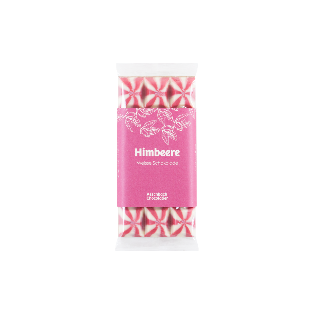 Schokoladentafel mit Himbeercrèmefüllung