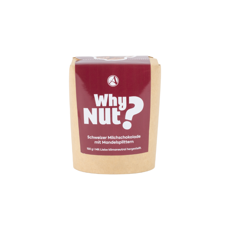 Why_Nut_Mandel Box "Why Nut?" - Milch mit Mandelsplitter
