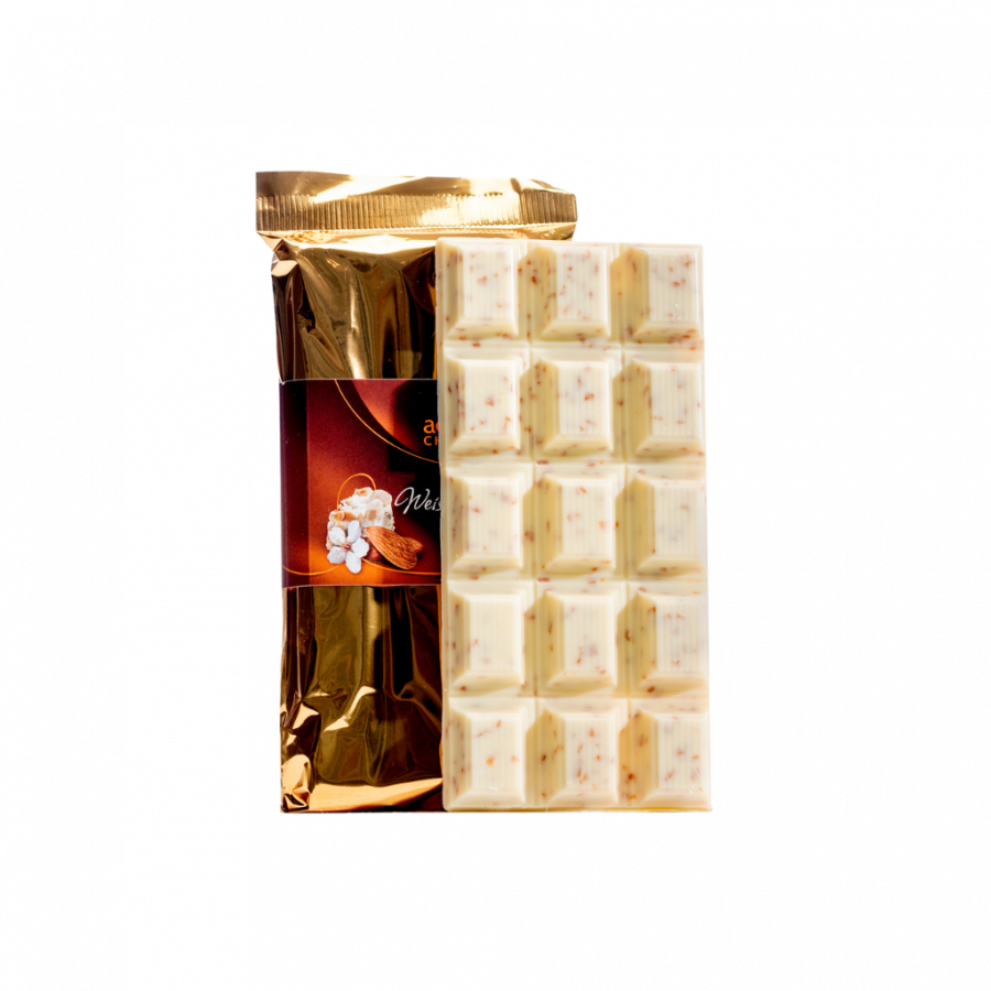 Tafel weiss & Nougat Crunch (100g) 91861